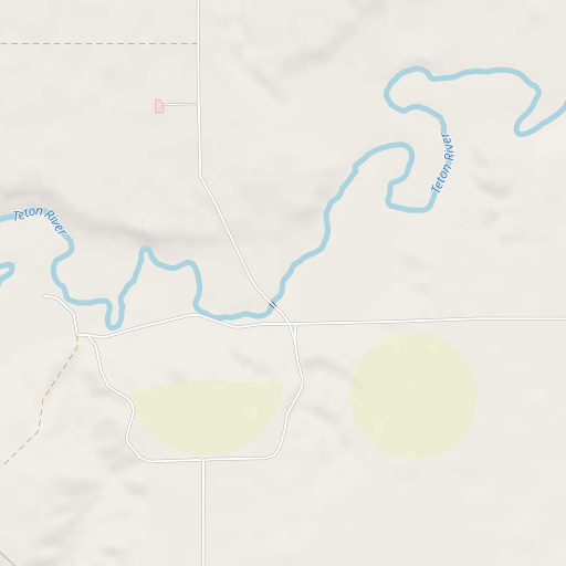 OpenStreetMap map of Kerr Bridge, MT