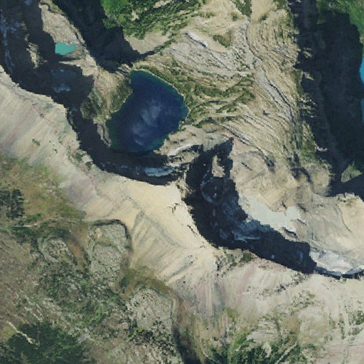 Aerial imagery of Mount Kipp, MT
