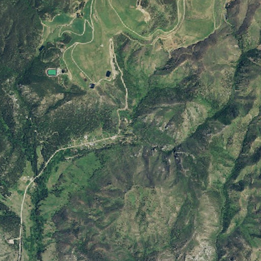 Aerial imagery of Mill Gulch, MT