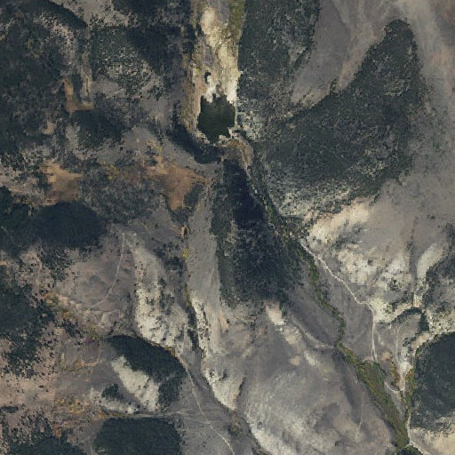 Aerial imagery of Red Butte, MT