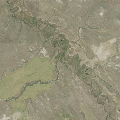 Aerial imagery of Rough Draw, MT