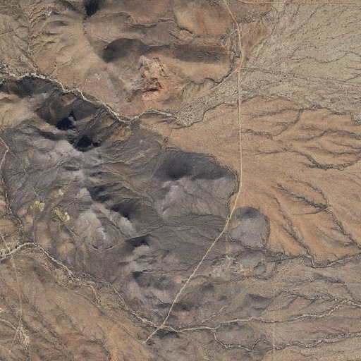 Aerial imagery of Maud Hill, AZ