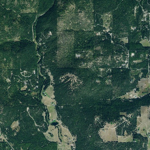 Aerial imagery of Bald Mountain, MT