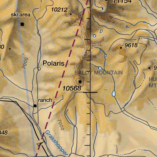 FAA VFR chart of Baldy Mountain, MT