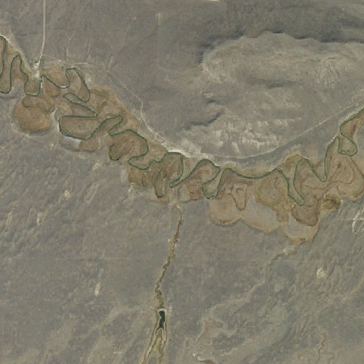 Aerial imagery of Bean Creek, MT