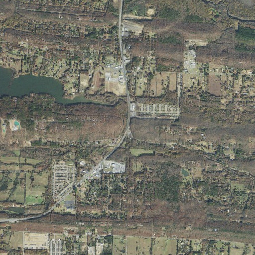 Aerial imagery of Pickle Gap, AR