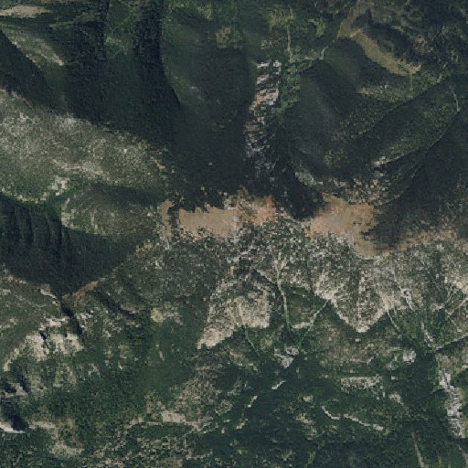 Aerial imagery of Blacktail Mountain, MT