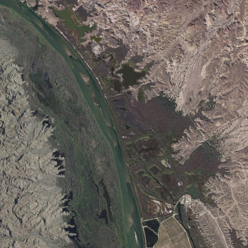 Aerial imagery of McAllister Wash, AZ