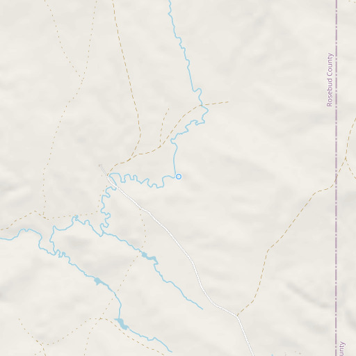 OpenStreetMap map of Boyce Meadow Spring, MT