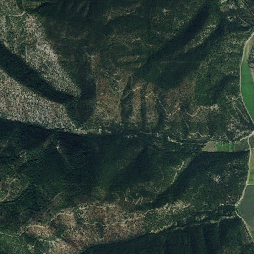 Aerial imagery of Coppersmith Mine, MT
