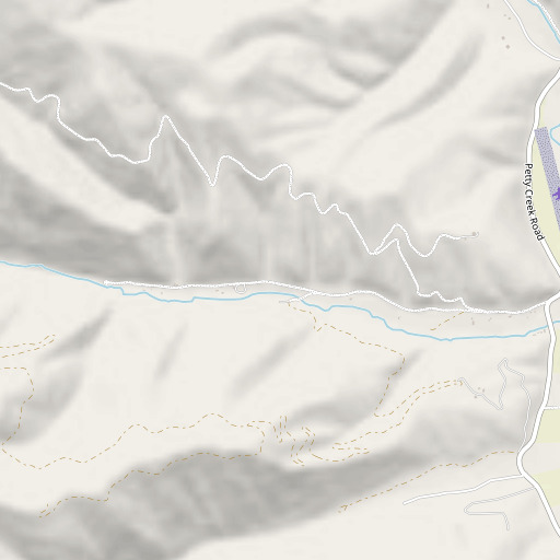 OpenStreetMap map of Coppersmith Mine, MT