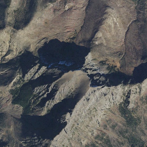Aerial imagery of Cutoff Mountain, MT