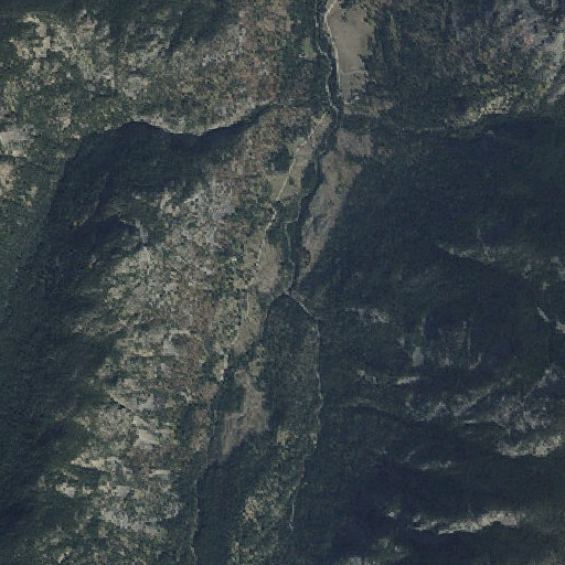 Aerial imagery of East Fork Boulder River, MT