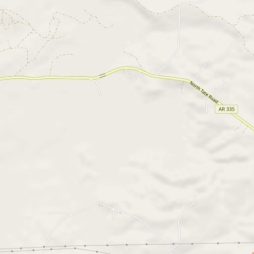 OpenStreetMap map of Salt Creek, AR