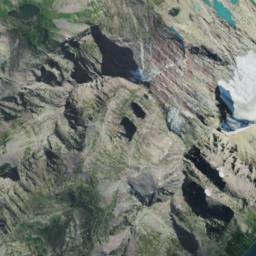 Aerial imagery of Feather Woman Lake, MT