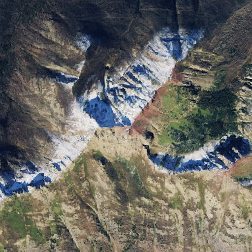 Aerial imagery of Goat Mountain, MT