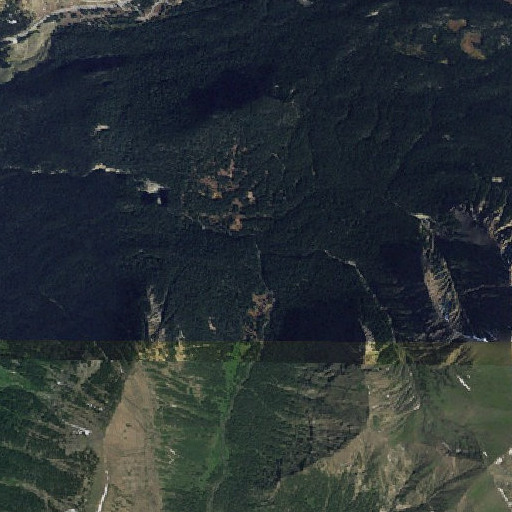 Aerial imagery of Hayden Creek, MT