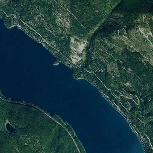 Aerial imagery of Hell Roaring Creek, MT