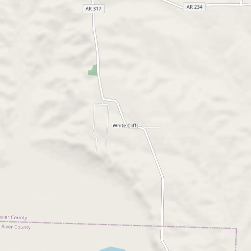 OpenStreetMap map of White Cliffs, AR