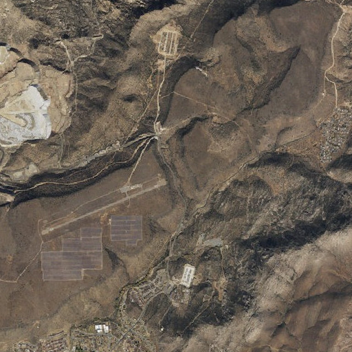 Aerial imagery of Mesa Pass, AZ