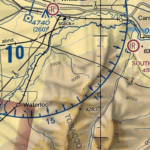 FAA VFR chart of Westphal Spring, MT