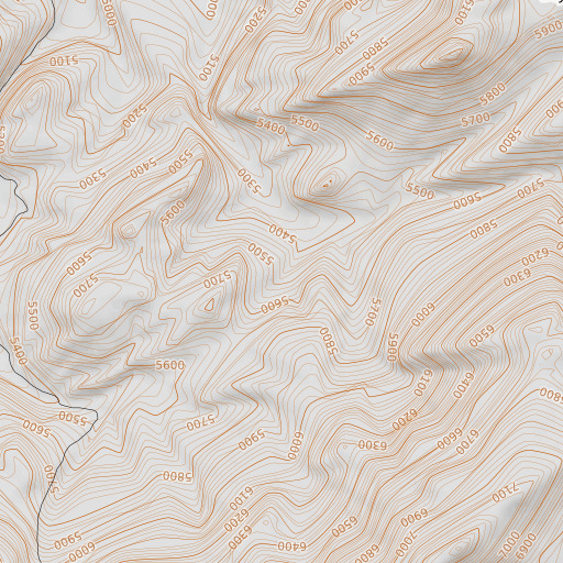 OpenTopoMap map of Westphal Spring, MT
