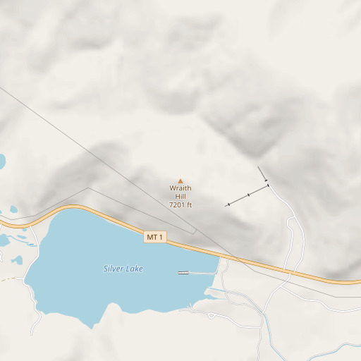 OpenStreetMap map of Wraith Hill, MT