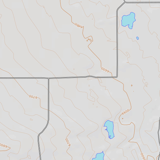 OpenTopoMap map of Johnson, MT