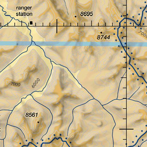 FAA VFR chart of Wigwam Creek, MT