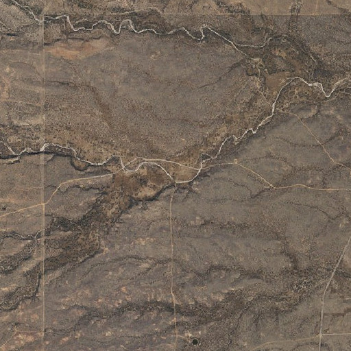 Aerial imagery of Aros Wash, AZ