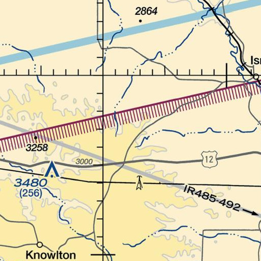 FAA VFR chart of Bracket Butte, MT