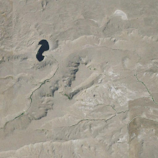 Aerial imagery of Sandy Butte, MT