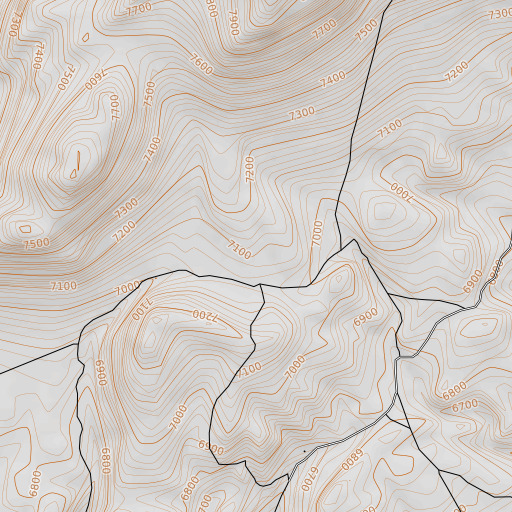 OpenTopoMap map of Golden Era Mine, MT