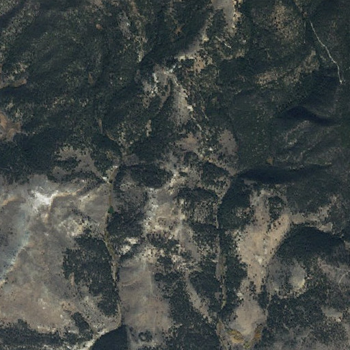 Aerial imagery of Echo Mine, MT