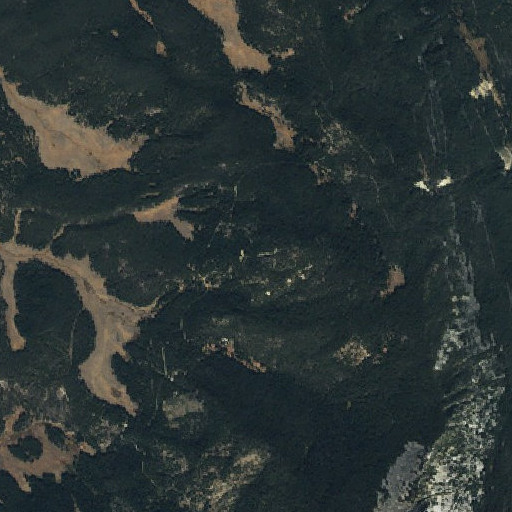 Aerial imagery of Lost Cloud Mine, MT