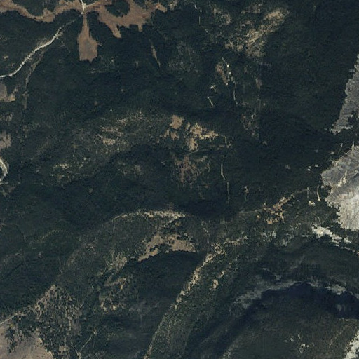 Aerial imagery of Guy Mine, MT
