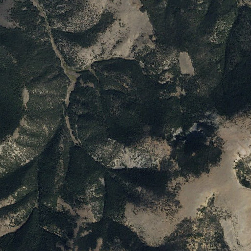 Aerial imagery of Lower Sweeney Mine, MT