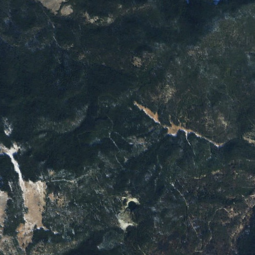 Aerial imagery of Calvert Mine, MT