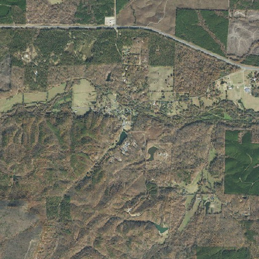 Aerial imagery of Spring Lake Dam, AR