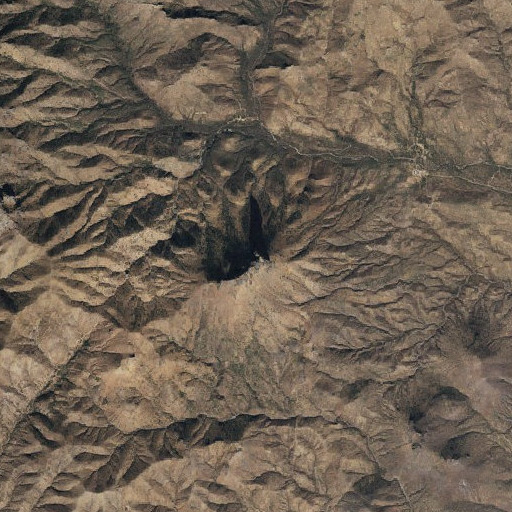 Aerial imagery of Mildred Peak, AZ