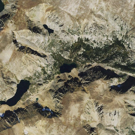 Aerial imagery of Lower Arch Lake, MT