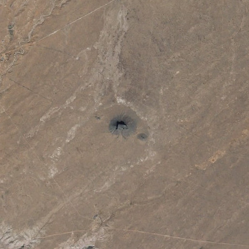 Aerial imagery of Arrowhead Butte, AZ