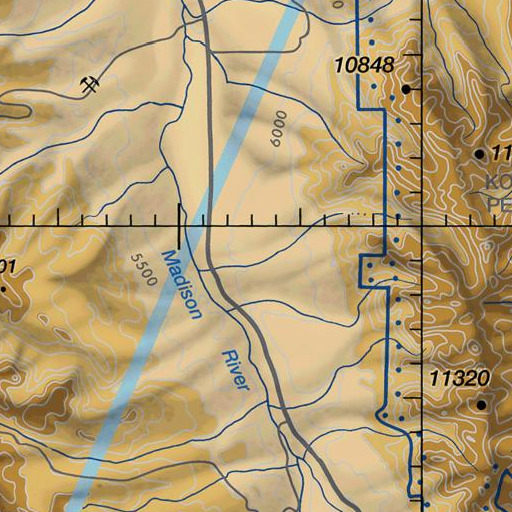 FAA VFR chart of 10S01E04CCCC01 Spring, MT