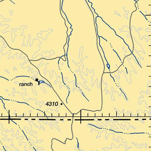 FAA VFR chart of 09S45E11BCDA01 Well, MT