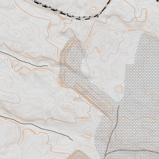 OpenTopoMap map of 08S40E33CBDB01 Spring, MT