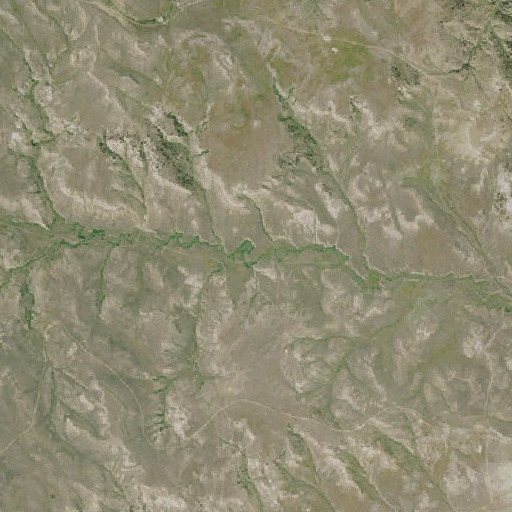 Aerial imagery of 09S42E02BBCA01 Well, MT