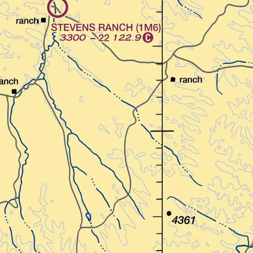 FAA VFR chart of 08S46E02ABCC01 Spring, MT