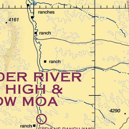FAA VFR chart of 05S46020ABCA01 Spring, MT