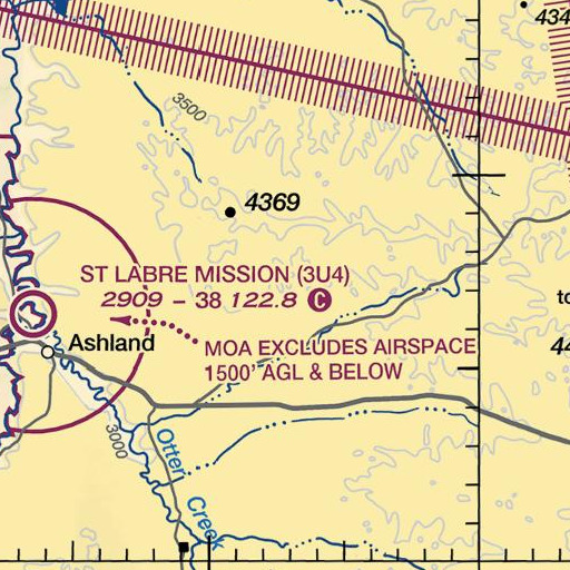 FAA VFR chart of 02S45E36ACBA01 Spring, MT