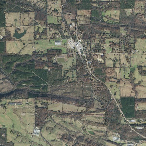 Aerial imagery of Land Processing Lake Dam, AR